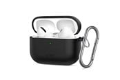 Mobil - Deksel og etui - Tech-Protect Silicone Hook Case for AirPods Pro 3 - Black - 5906302333097