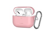 Mobil - Deksel og etui - Tech-Protect Silicone Hook Case for AirPods Pro - Pink - 5906302333127