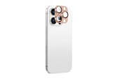 Mobil - Beskyttelsesglass - AmazingThing Aviation-Grade Alloy Tempered Glass Lens for iPhone 16 Pro / 16 Pro Max Camera Lens - Rose Gold - IP16CAMPGGLA