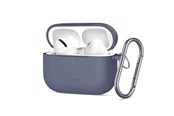 Mobil - Deksel og etui - Tech-Protect  Silicone Hook Case for AirPods Pro - Blue - 5906302333134