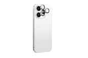 Mobil - Beskyttelsesglass - AmazingThing AR Aluminum 3 Lens Glass with Camera Lens Frame for iPhone 16 Pro / 16 Pro Max - Silver - IP16CAM3SGLA
