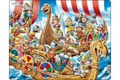 Puslespill - Larsen Puzzles Puzzle Vikings - 30 pieces Maxi (36.5x28.5 cm) Gulv - US41