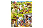 Puslespill - Larsen Puzzles Puzzle Horses - 50 pieces Maxi (36.5x28.5 cm) Gulv - US26