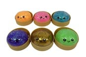 Små gaver til barn - Trend Toys Kawaii Glitter Slime Dumplings 1psc 6cm. Asst. In Steam basket - 201089