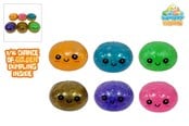Små gaver til barn - Trend Toys Kawaii Glitter Slime Dumplings 1pcs 8.5cm. In Steam basket - 201088
