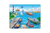 Puslespill - Larsen Puzzles Puzzle Harbor - 35 pieces Maxi (36.5x28.5 cm) Gulv - US2