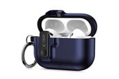 Mobil - Deksel og etui - Tech-Protect Slim Hook Case for AirPods Pro 3 - Navy Blue - 5906302333295