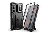 Mobil - Deksel og etui - Tech-Protect  Kevlar Cam+ Case for Samsung Galaxy S25 FE - Black - 5906302333325