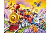 Puslespill - Larsen Puzzles Puzzle Circus Train - 30 pieces Maxi (36.5x28.5 cm) Gulv - US14