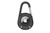 Nettbrett - Deksler og etui - Tech-Protect Slidelock Carabiner Keychain Case for Apple AirTag 1/2 - Black - 5906302333332