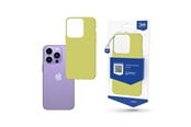 Mobil - Deksel og etui - 3mk Case for iPhone 14 Pro Max from the  Matt Case Series - Lime Green - 5903108476904