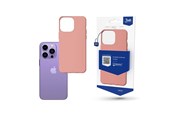 Mobil - Deksel og etui - 3mk Case for iPhone 14 Pro from the  Matt Case Series - Pink - 5903108476775