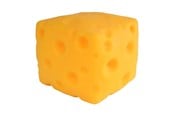 Små gaver til barn - Trend Toys Squeeze Ost 10x10 cm - 120214