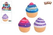 Små gaver til barn - Van Manen XXL Squeeze Cupcake 3 ass. Ø 14 cm - 120210