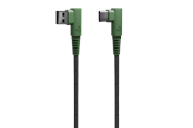 USB - Hune Hiedra Braided 90° USB Cable Type A to Type C 1.2m - Forest Green - AT-ACC-CA-382