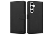 Mobil - Deksel og etui - Tech-Protect Wallet Case for Samsung Galaxy S25 FE - Black - 5906302332830