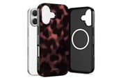 Mobil - Deksel og etui - Tech-Protect Lamano MagSafe Case for iPhone 17 - Black & Red - 5906302333349