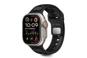 Smartklokke - Tilbehør - Tech-Protect IconBand Line Strap for Apple Watch 44 / 45 / 46 / 49 mm - Black - 5906302333455