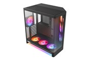 Kabinett - NZXT H6 RGB+ (2026) - All Black - Kabinett - Miditower - Svart - CC-H62FB-P1