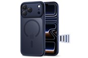 Mobil - Deksel og etui - Tech-Protect Magpeak Magsafe CC Case for iPhone 17 Pro - Navy Matte - 5906302333790