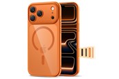 Mobil - Deksel og etui - Tech-Protect Magpeak Magsafe CC Case for iPhone 17 Pro - Clear Orange - 5906302333813