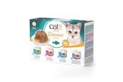 Katt - Catit - Dinner Dual-layer Wet Food for Cats - Multipack fish 12x75 g - 44720