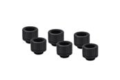 DIY Vannkjøling - Thermal Grizzly DeltaMate Fitting - HT14 Black (6 - TG-DM-FIT-6014
