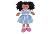 Dukker, Bamser & Utstyr - Bigjigs Fabric Doll Kira - 28cm - BJD046