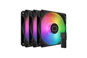 Kabinettvifte - Cooler Master SickleFlow Edge 120 ARGB 3-Pack Fan Kit - Kabinettvifte - 120mm - Svart - MFX-B2DN-253P2-R2