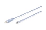 Nettverkskabel - DIGITUS serial console cable - light blue - Blå - DA-70173