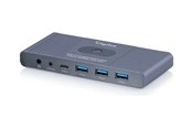 Switch/splitter - DIGITUS Core Line - KVM / video / audio switch - USB-C 3.0 HDMI 4K60Hz - 2 ports - DS-12855