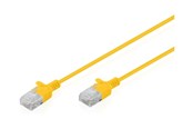 Nettverkskabel - DIGITUS patch cable - yellow - Gul - DK-1618-003S-Y