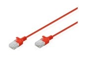Nettverkskabel - DIGITUS patch cable - red - Rød - DK-1618-020S-R