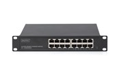 Switch/splitter - DIGITUS - switch - 16 ports - unmanaged - rack-mountable - DN-80115-1