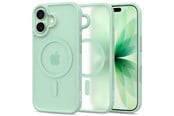 Mobil - Deksel og etui - Tech-Protect MagMat MagSafe Case for iPhone 17 - Clear Green - 5906302334131