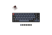Tastatur - Keychron K6 Pro QMK/VIA Wireless RGB Hot Swap K Pro Brown - Gamingtastatur - Uten numpad - Nordisk - Svart - K6P-J3P-BO