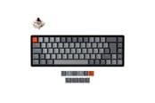 Tastatur - Keychron K6 RGB Aluminium Wireless Hot Swap Gateron Brown - Gamingtastatur - Uten numpad - Nordisk - Svart - K6-Q3-BO