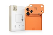 Mobil - Beskyttelsesglass - Tech-Protect Camalloy Fit+ Camera Cover for iPhone 17 Pro Max - Orange - 5906302334568