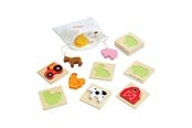 Babyleker - Bigjigs Wooden Shape Puzzle Farm - 10 pcs. - 35025