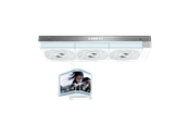 Prosessor-kjøler - Lian Li HydroShift II OLED Curved 360P28 - CPU Vannkjøling - Max 36 dBA - GHS2OLDC36PW