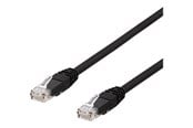 Nettverkskabel - Deltaco patch cable - 50 m - black - Svart - 50m - TP-650UV
