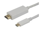 Skjermkabel - Deltaco adapter cable - 3 m - USBC-HDMI-1030A