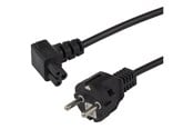 Strømkabel (intern) - Deltaco - power cable - power CEE 7/7 to IEC 60320 C5 - 50 cm - DEL-121-05