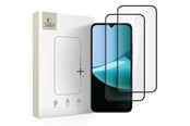 Mobil - Beskyttelsesglass - Tech-Protect  Glass Fit+ 2-pack Tempered Glass for Xiaomi Redmi 15C 173mm / Poco C85 173mm - Black - 5906302335220