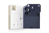 Mobil - Beskyttelsesglass - Tech-Protect Camfull Fit+ Lens Glass for iPhone 17 Pro Max - Navy Blue - 5906302335541
