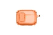 Mobil - Andre tilbehør - AmazingThing Titan Pro Mag Case Clear for AirPods Pro 3 - Orange - APRO3TPOG