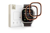 Mobil - Beskyttelsesglass - Tech-Protect 2-pack Tempered Glass for Apple Watch Ultra 49mm - Orange - 5906302335657