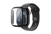 Smartklokke - Tilbehør - AmazingThing Radix Glass Screen Protector with Case for Apple Watch Series 11 42mm - Black - AIW42RBK