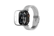 Smartklokke - Tilbehør - AmazingThing Radix Glass Screen Protector with Case for Apple Watch UItra 3 49mm - Clear - AIW49RCL
