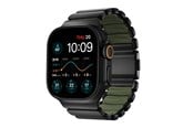 Smartklokke - Tilbehør - Nomad Stratos Band Black Titanium Forest Green FKM - Apple Watch 45/46/49mm - NM009575858
